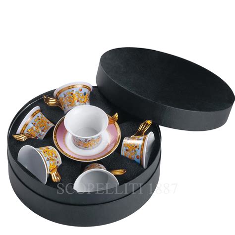 versace tea cup set|Versace cup and saucer.